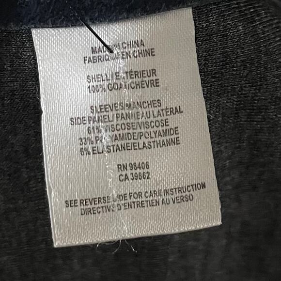 Theory Suede Ponte Side Paneled Midi Length Sheath Dress Womens 8 Navy Casual - Picture 6 of 12